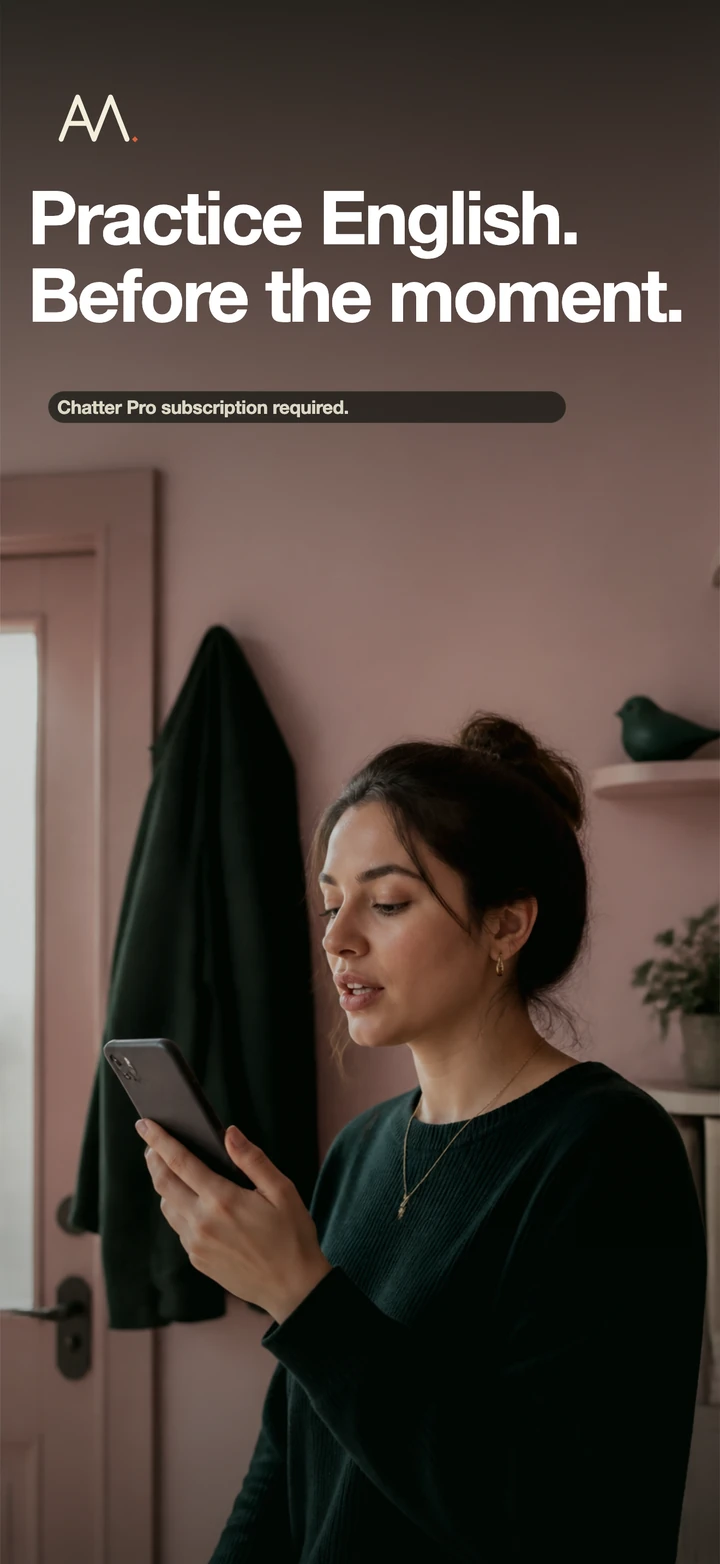 Chatter private English speaking-practice hero